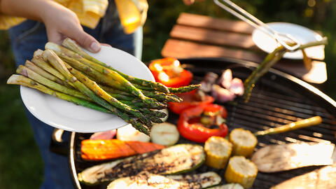 Grøntsager på grill