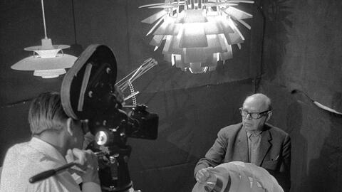 Poul Henningsen med lamper på tysk tv