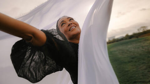 Portræt af Caroline Henderson.
