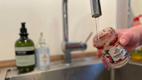 Skylle syltetøjsglas