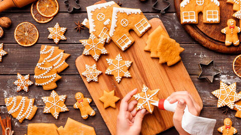 Julesmåkager og brunkagehus