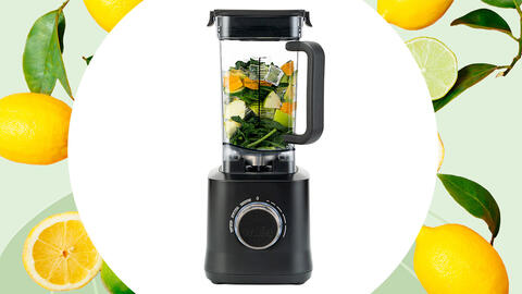 Foto af præmien, en blender 