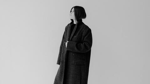 Pernille Rosendahl sort/hvid halvtotal.