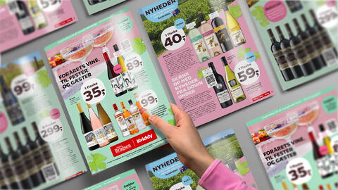 Collage af tilbudsaviser