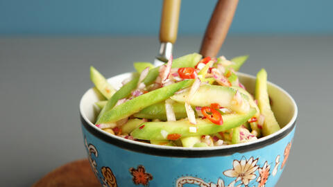 asiatisk agurkesalat