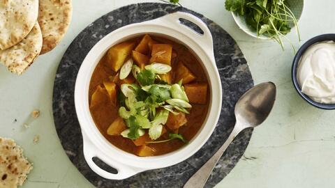 One pot med butternut og tikka-masala