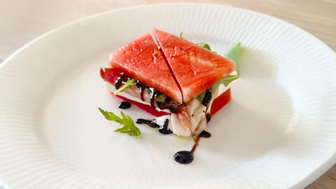 Vandmelon sandwich