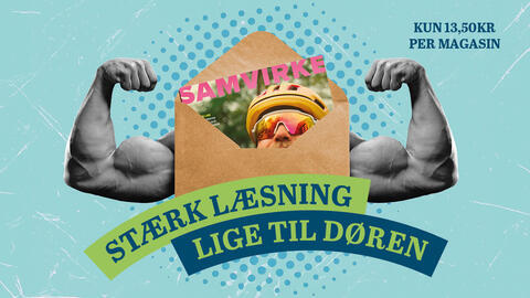 Stærke arme. Illustration til at tegne abonnement