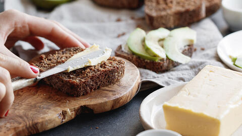 Rugbrød med smør