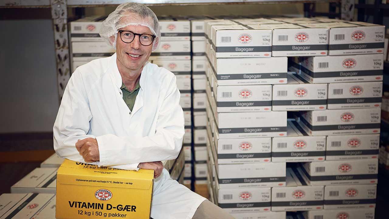 Michael Vinge med d-vitamin gær