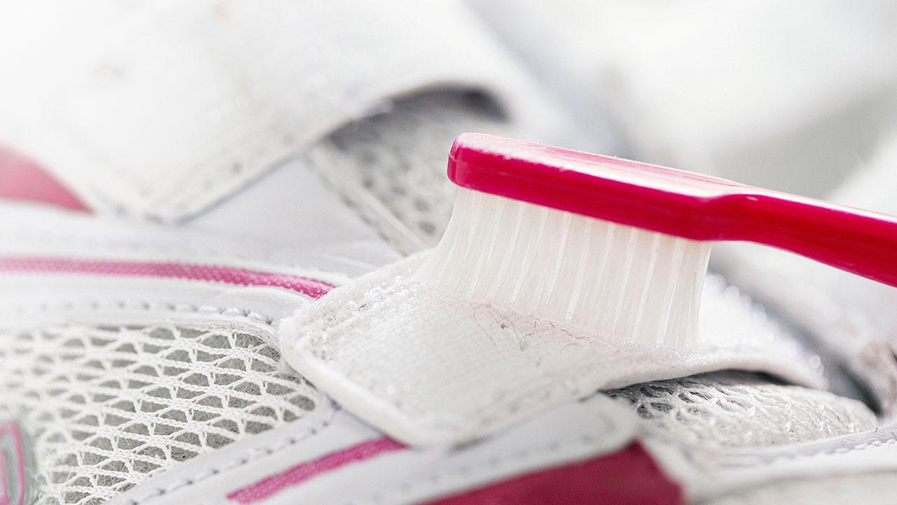 Tandbørste renser velcro