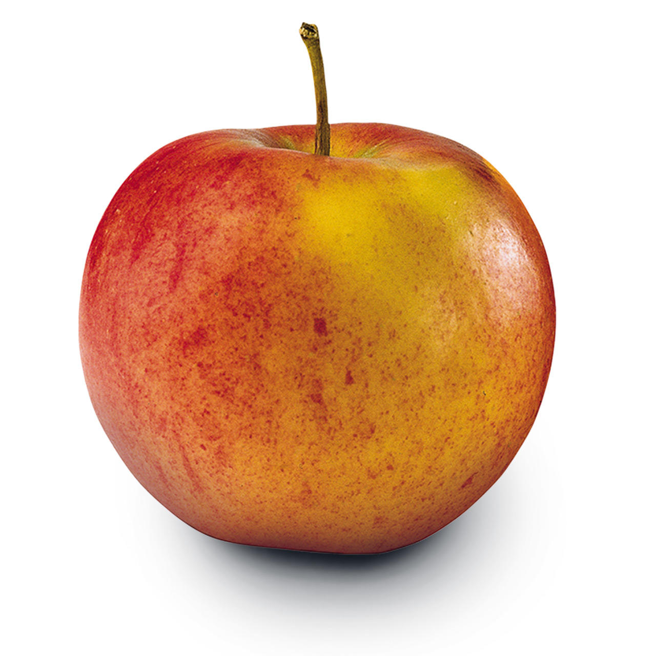 Elstar-æble på hvid baggrund