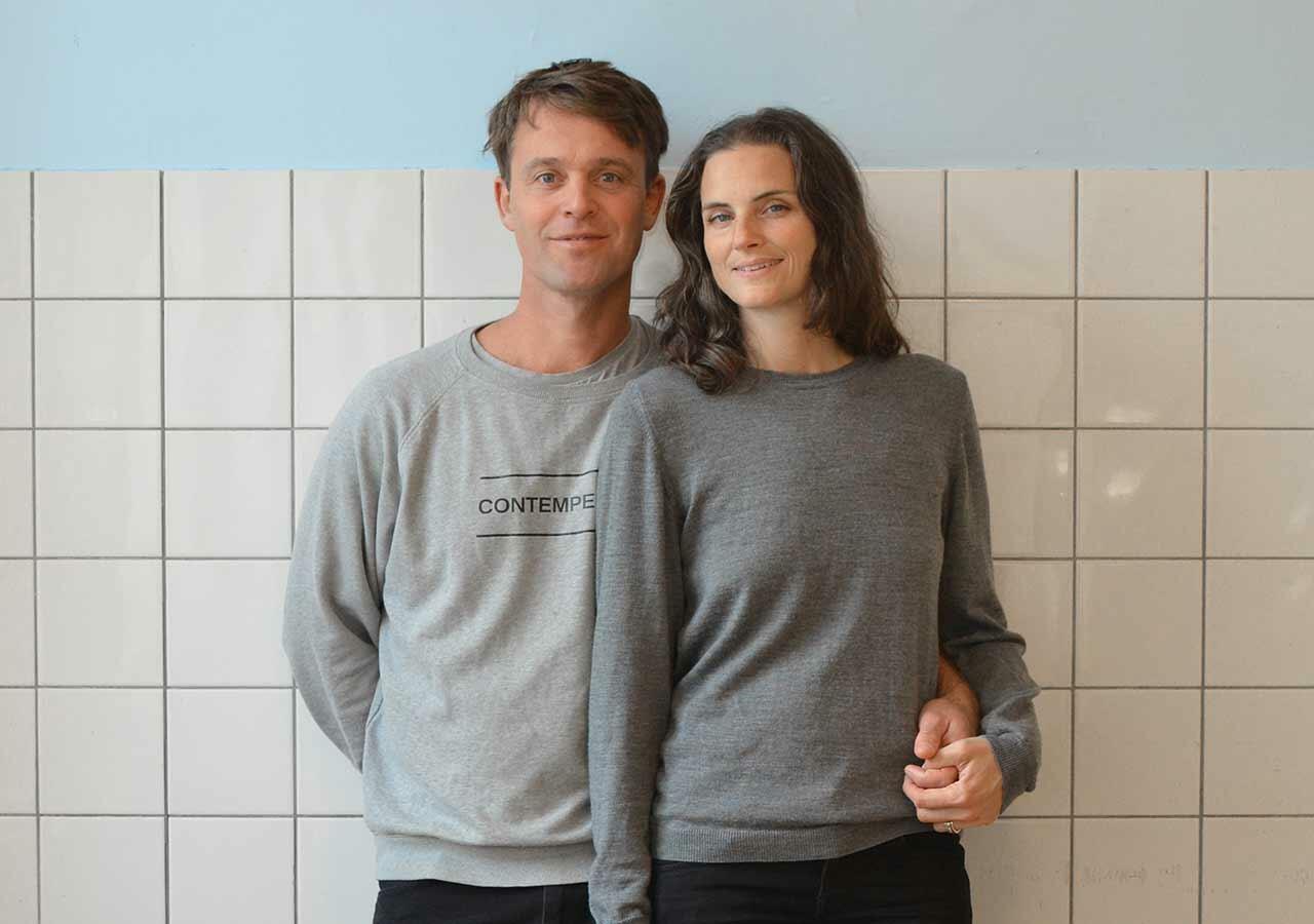 Tobias Noe Harboe og Sabine Franciska Harboe staar bag startup-virksomheden Contempehary