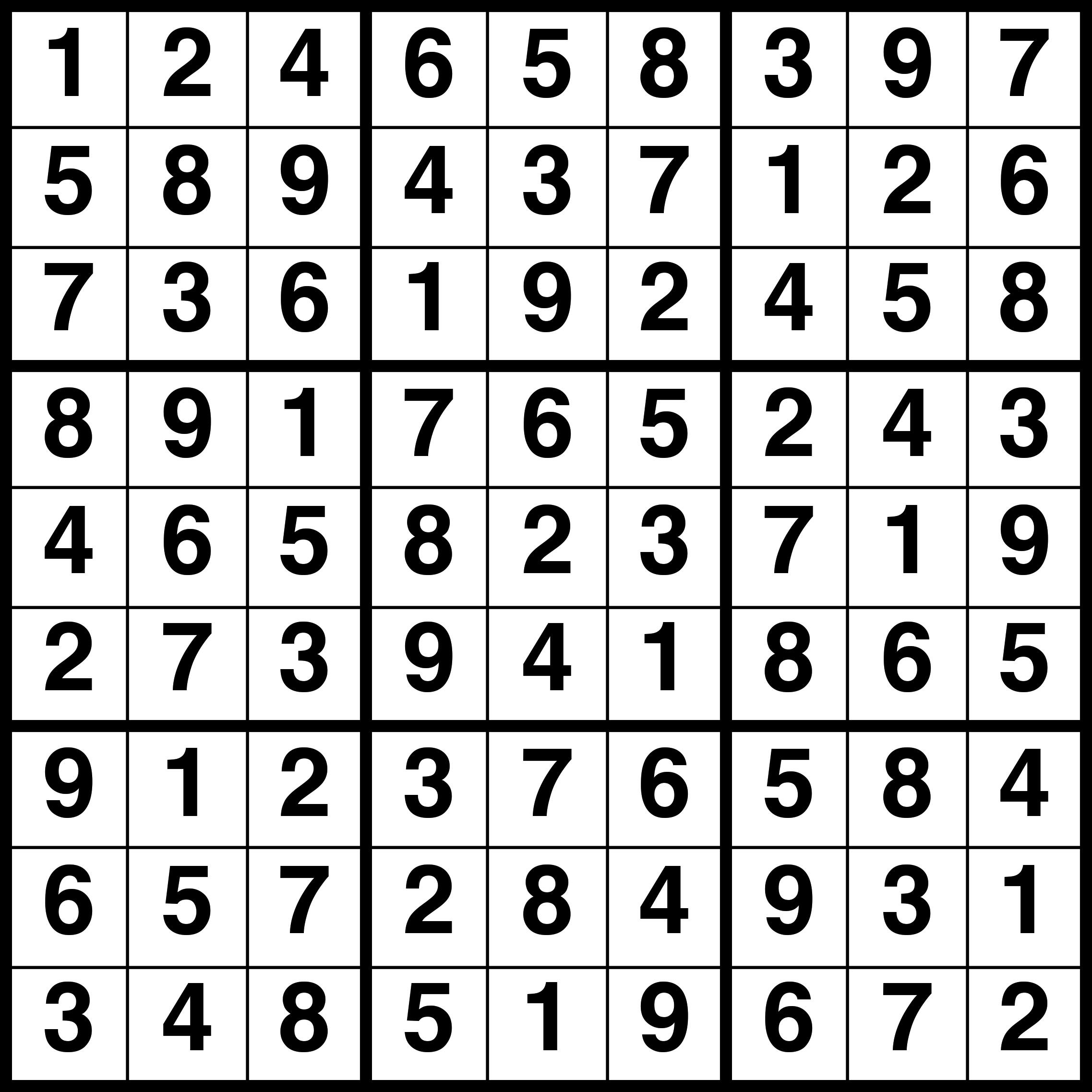 Sudoku løsning januar 2023
