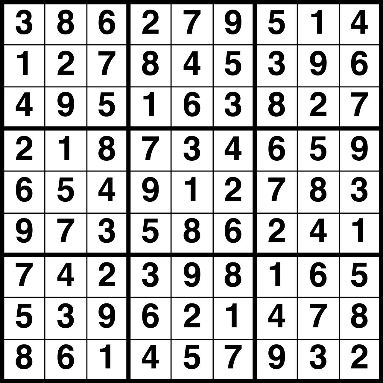 Løsning sudoku maj 2023