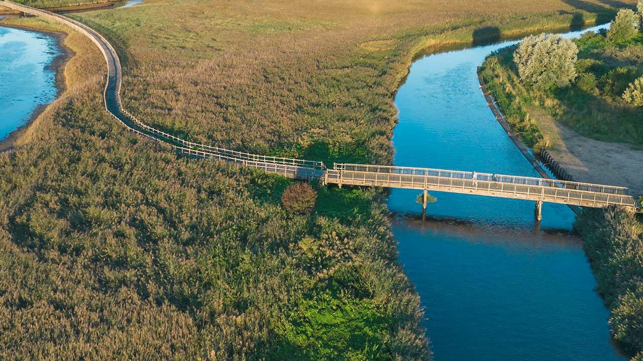 Danmarks længste træbro - Stibroen i Skive