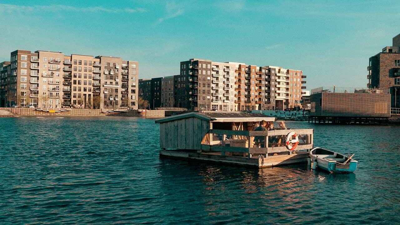 Den flydende shelter i København