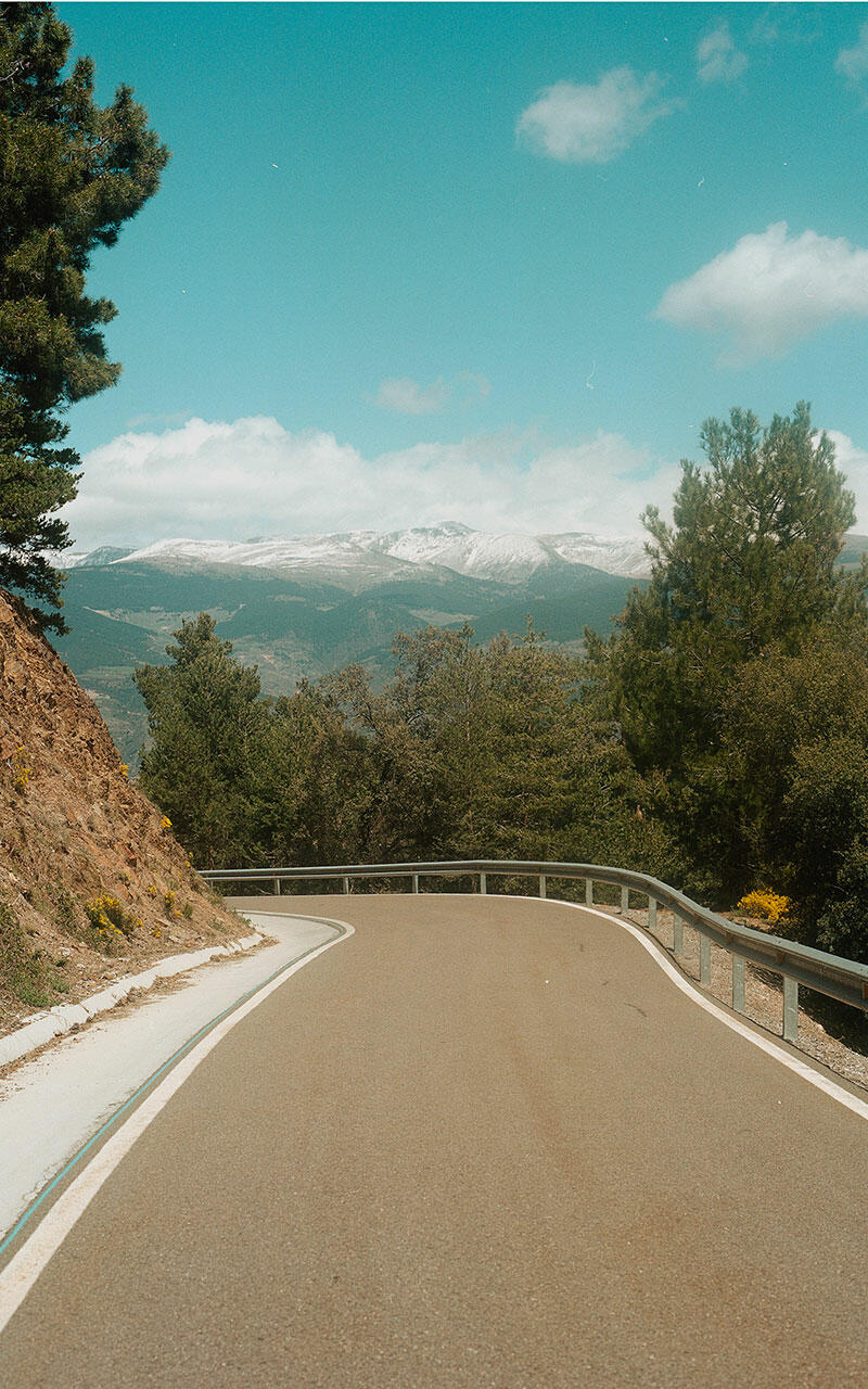 Bjergvej i Andorra