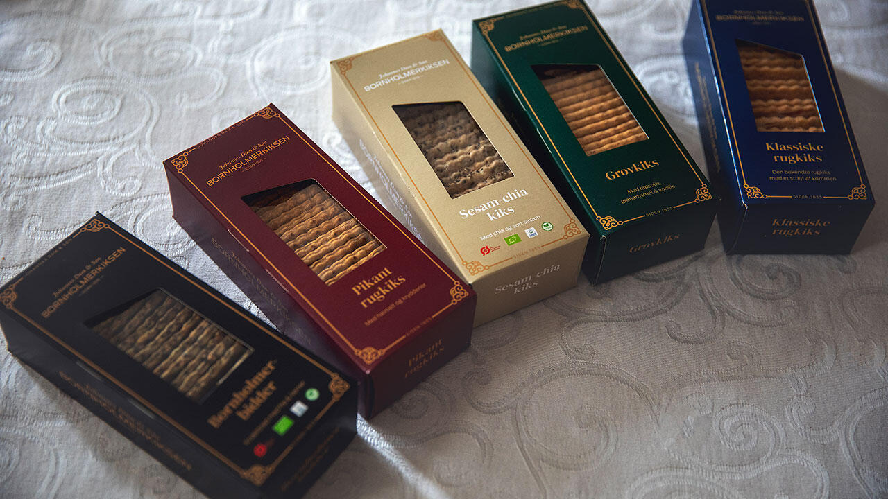 Udover den originale kiks, fås bornholmerkiksen også i flere varianter - heriblandt som grovkiks.