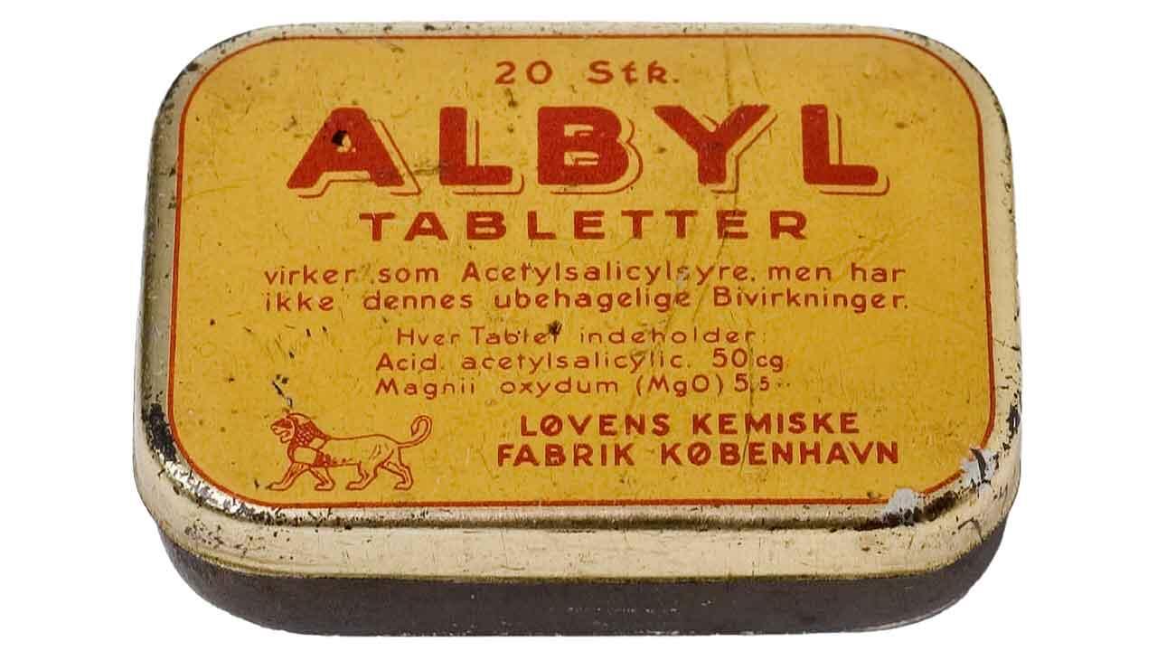 Metalæske med albyl