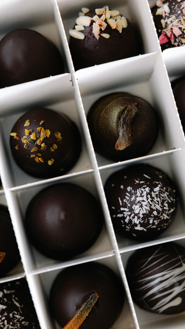 Glean flødeboller i kasse 