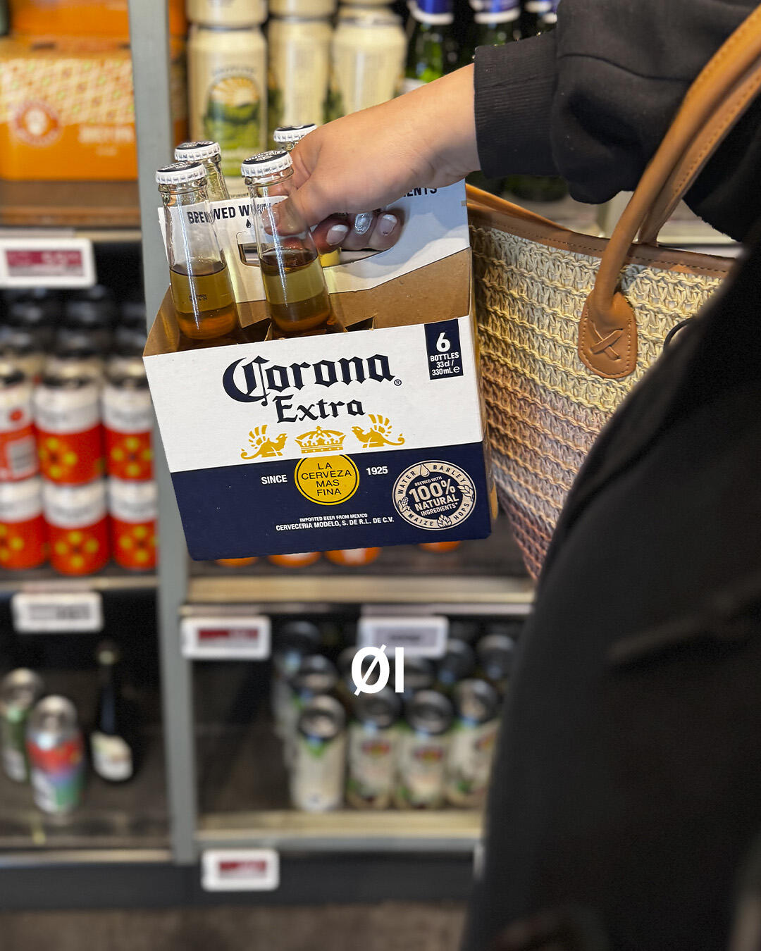 6 pack med corona-øl