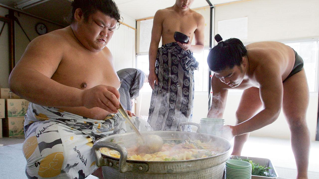 en sumobryder der laver mad