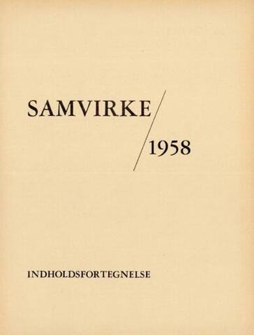 Samvirke (01.01.1958)