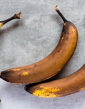 3 brune bananer