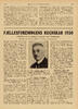 Fællesforeningens regnskab 1930