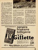 Renere friskere billigere med blaa Gillette 