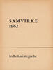 Samvirke 1962