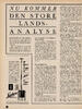 Nu kommer den store lands-analyse