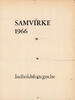 Samvirke 1966