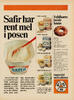 Safir har rent mel i posen