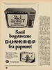 Saml bogstaverne D-U-N-K-R-E-P fra paprøret