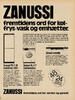 Zanussi fremtidens ord for køl-frys-vask og emhætter