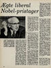 Ægte liberal Nobel-pristager
