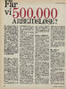 Får vi 500.000 arbejdsløse?