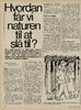Hvordan får vi naturen til at slå til? 