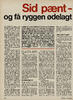 Sid pænt - og få ryggen ødelagt 