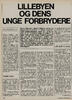 Lillebyen og dens unge forbrydere 