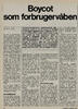 Boycot som forbrugervåben 