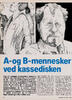 A- og B-mennesker ved kassedisken 