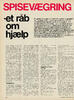 Spisevægring - et råb om hjælp 
