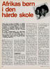 Afrikas børn i den hårde skole 