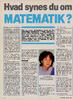 Hvad synes du om matematik? 