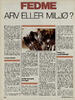 Fedme arv eller miljø?