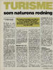 Turisme som naturens redning