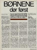 Børnene dør først